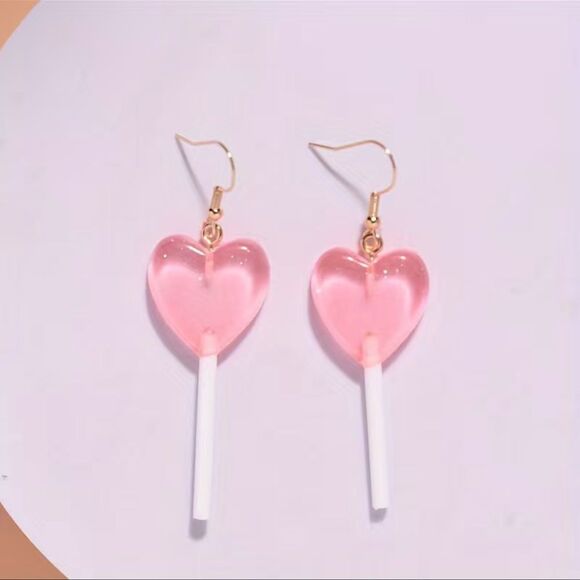 1pc Lollipop Drop Earrings Snack Earrings - Picture 3 of 5